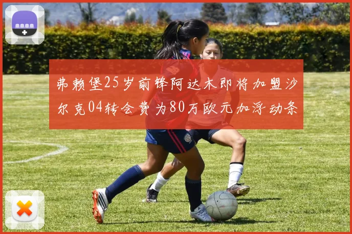 弗赖堡25岁前锋阿达木即将加盟沙尔克04转会费为80万欧元加浮动条件